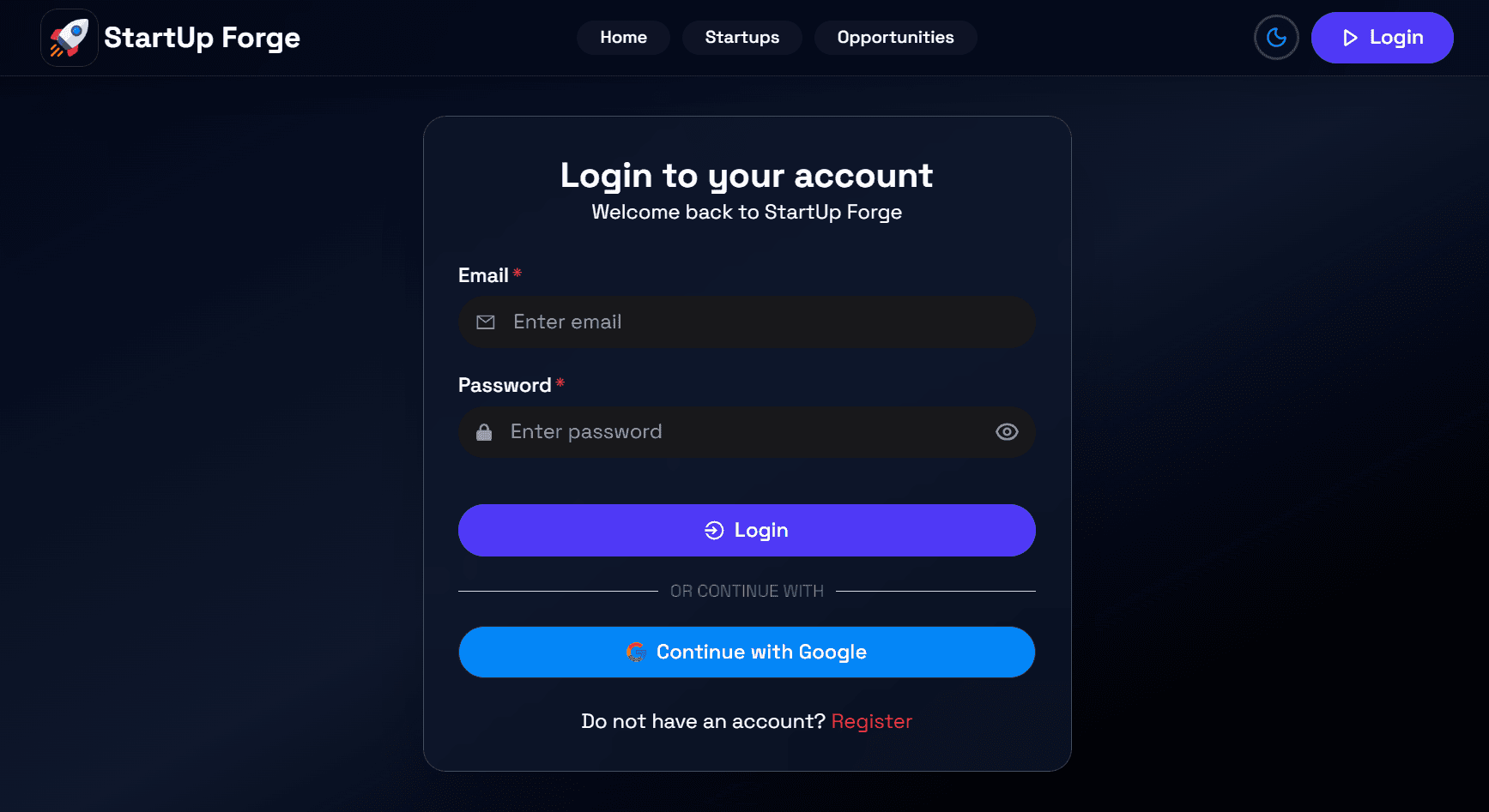 StartupForge screenshot 2